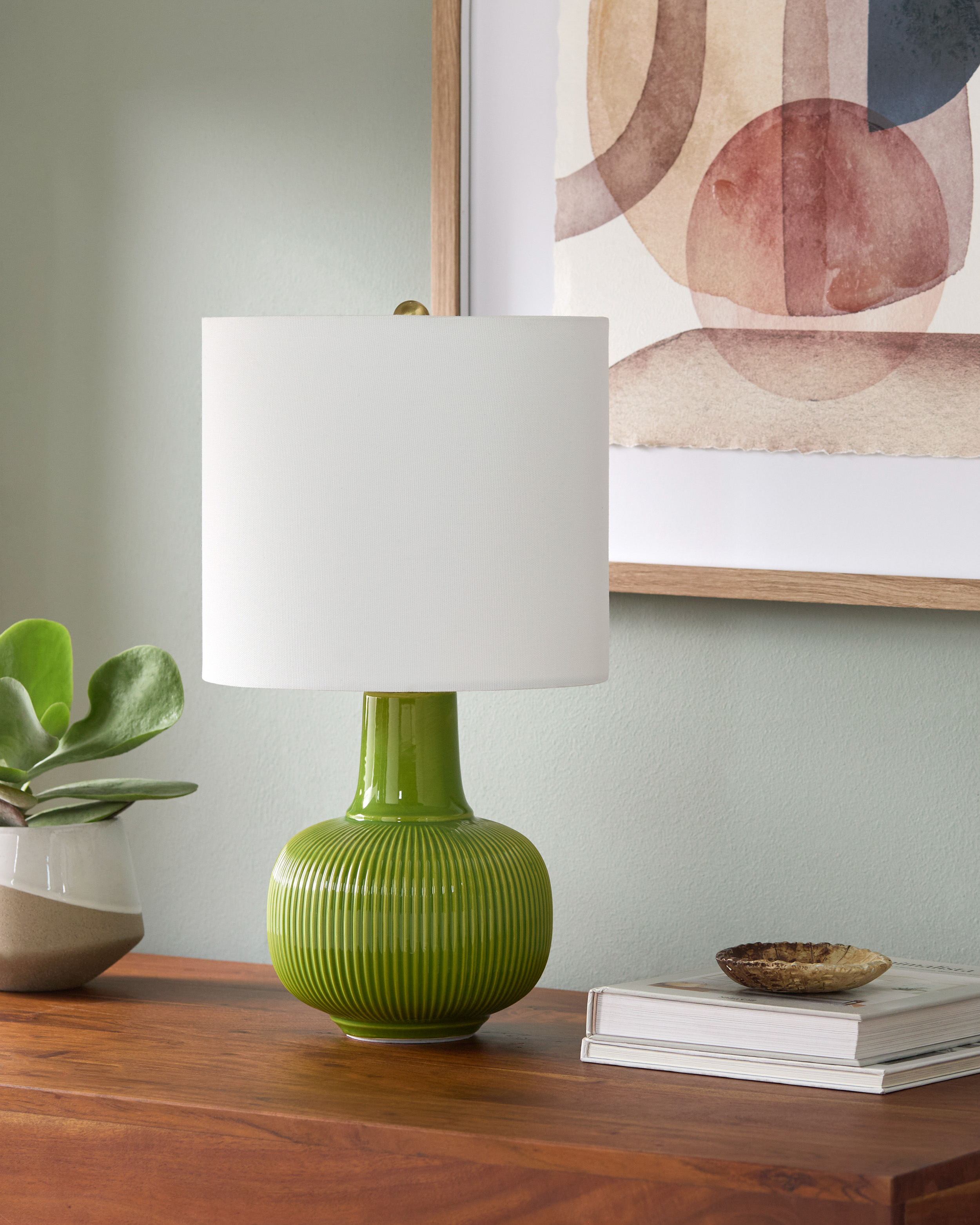 Synra Ceramic Table Lamp, Blue | One Kings Lane