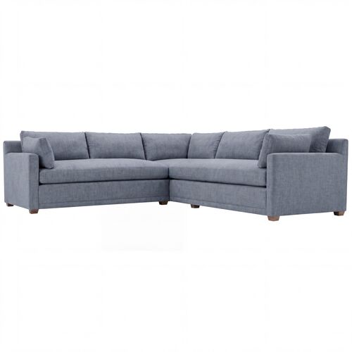Ellery Performance Linen-Blend 5-Pc Corner Sleeper Sectional Ellery Performance Linen-Blend 5-Pc Corner Sleeper Sectional