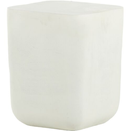 Veronica Outdoor Square Aluminum Drink Table
