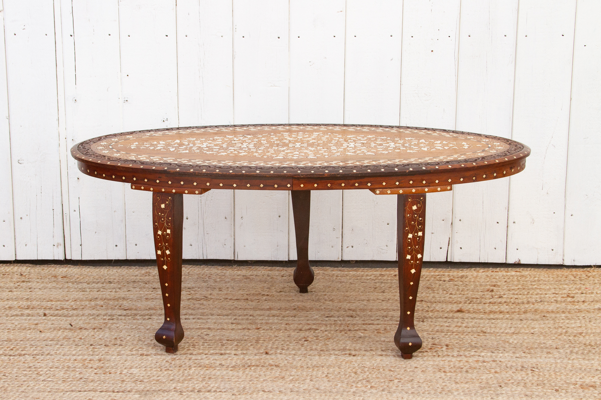 Mid-Century Indian Inlay Coffee Table~P77678173