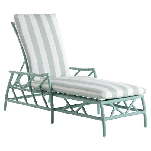 Kit Celadon Chaise, Celadon Cabana Stripe Kit Celadon Chaise, Celadon Cabana Stripe~P111116778