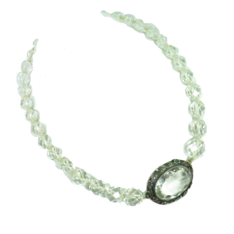 1910 Edwardian Rock Crystal Necklace