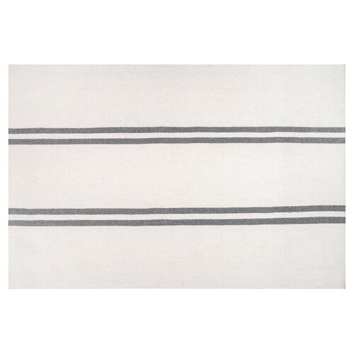Lauren Liess Elowen Double Striped Wool Area Rug~P111125875