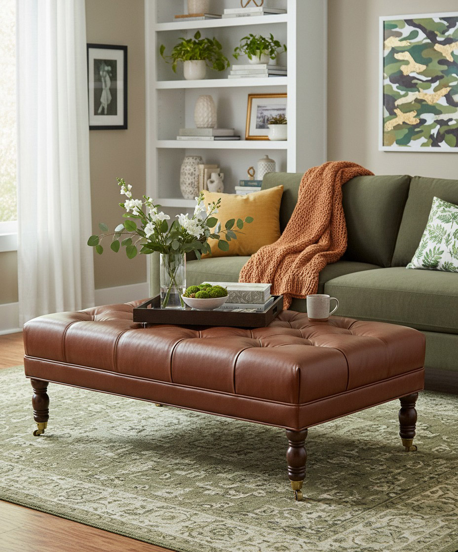 Anna Cocktail Ottoman | One Kings Lane