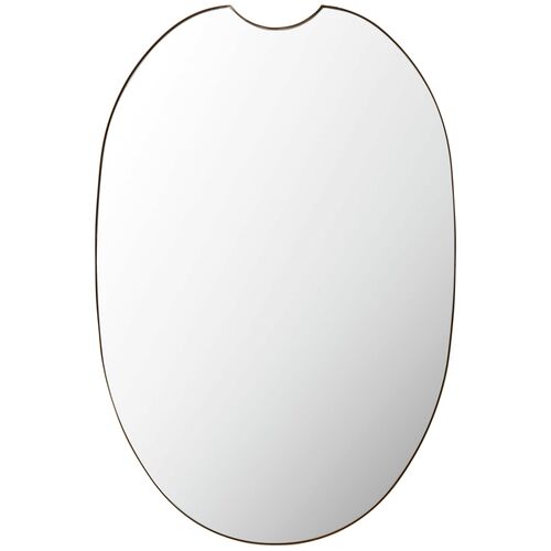 Arlo Oval Wall Mirror, Gold