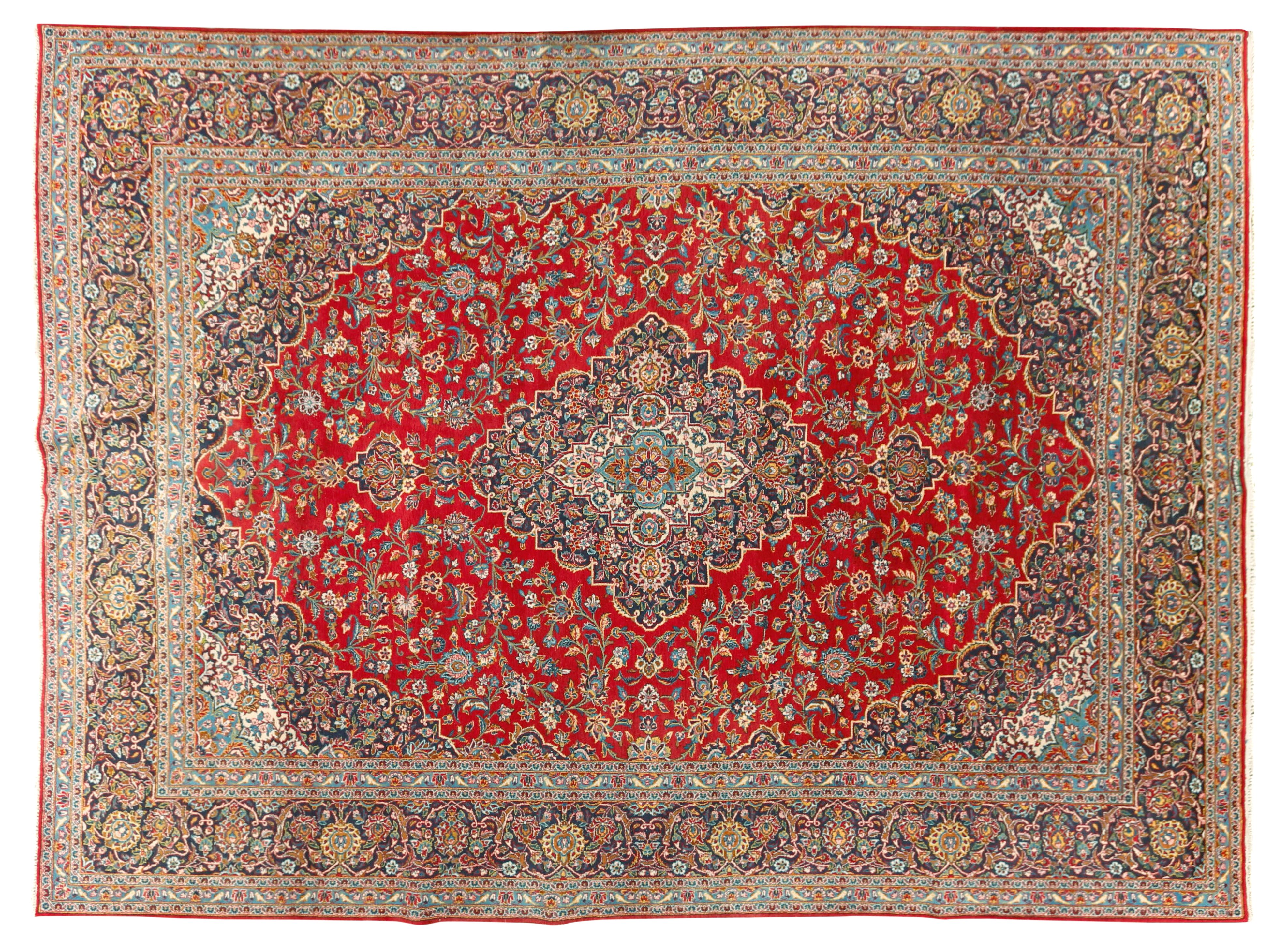 10'4"x14'5" Persian Kashan Rug~P77547284