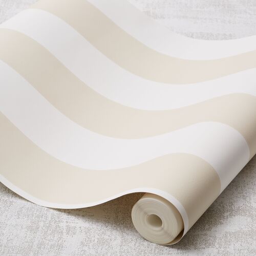 Stripe Wallpaper, Tan~P77390133