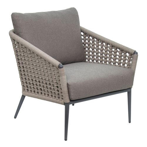 Antilles Lounge Chair, Gray/Taupe~P77537753