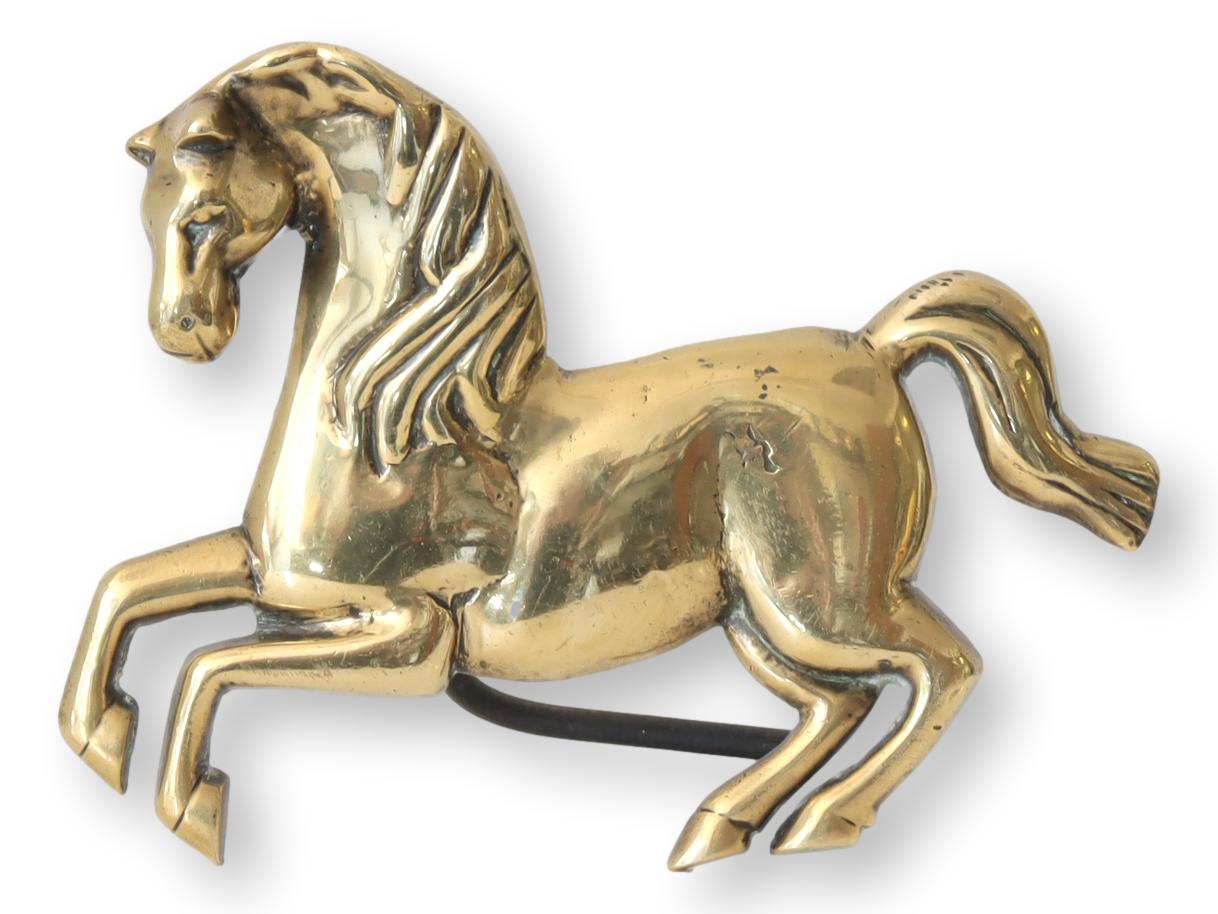 Victorian Brass Horse Firepace Ornament~P77678434