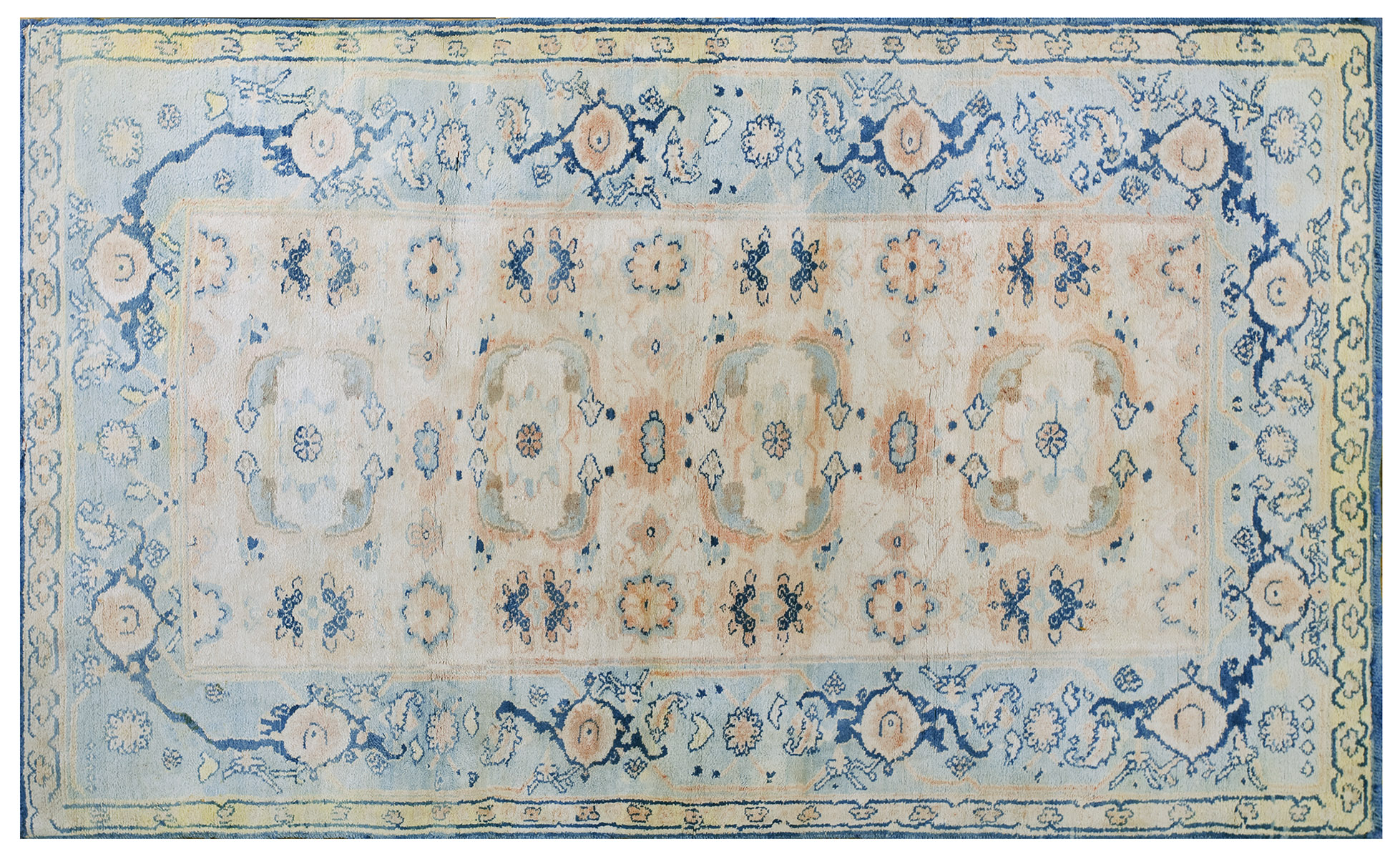 Antique Indian-Agra Rug 4' x 6'~P77475490