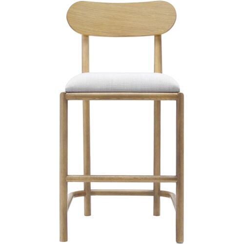 Ruelle Oak Bar Stool, Brown
