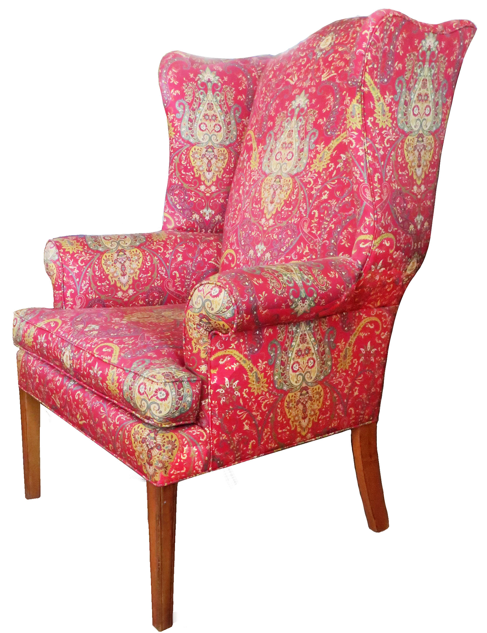Ethan Allen Boho Chic Wingback Chair~P77756827