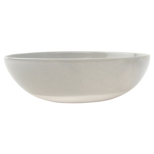 Shell Bisque Round Serving Bowl, Gray~P77452542