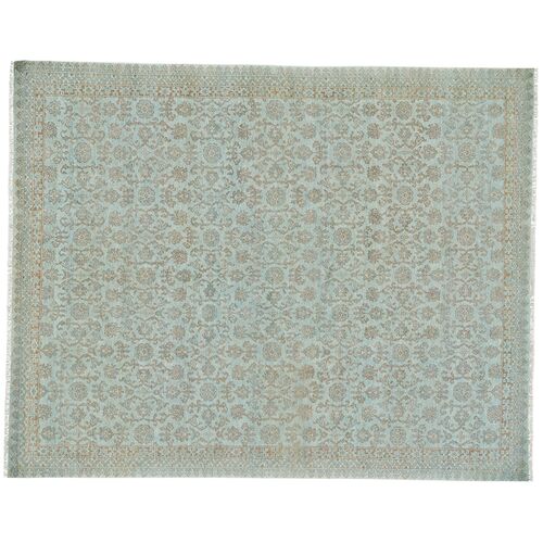 Zenas Oriental Rug, Blue/Brown