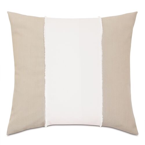 Zuri 20x20 Outdoor Pillow, Sand/White~P77610114~P77610114
