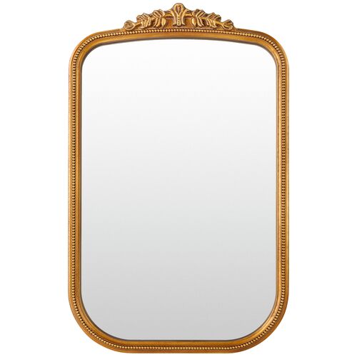 Ivy Rectangular Accent Mirror, Gold