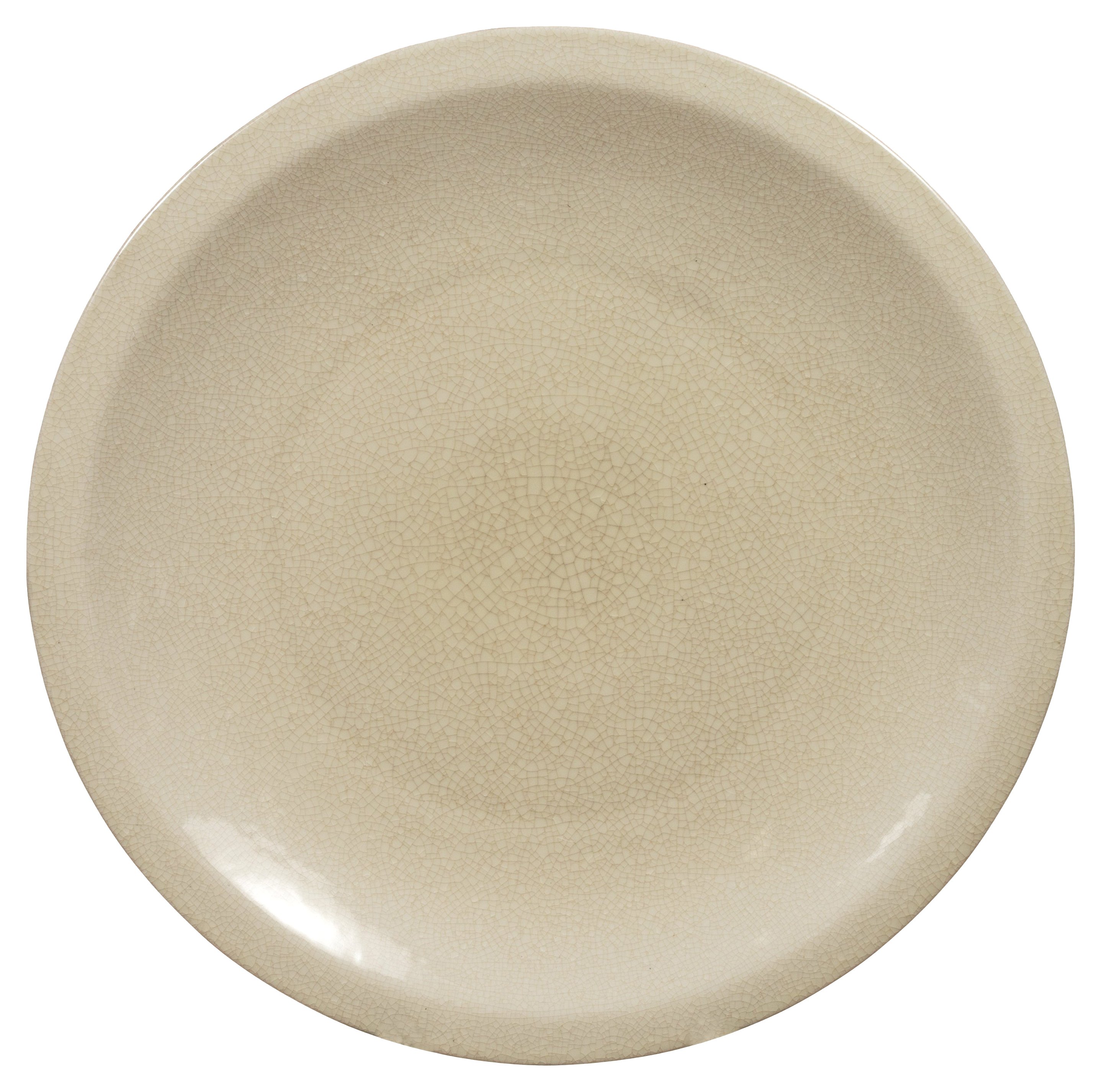 Chinese Beige Ceramic Charger Plate~P77556739