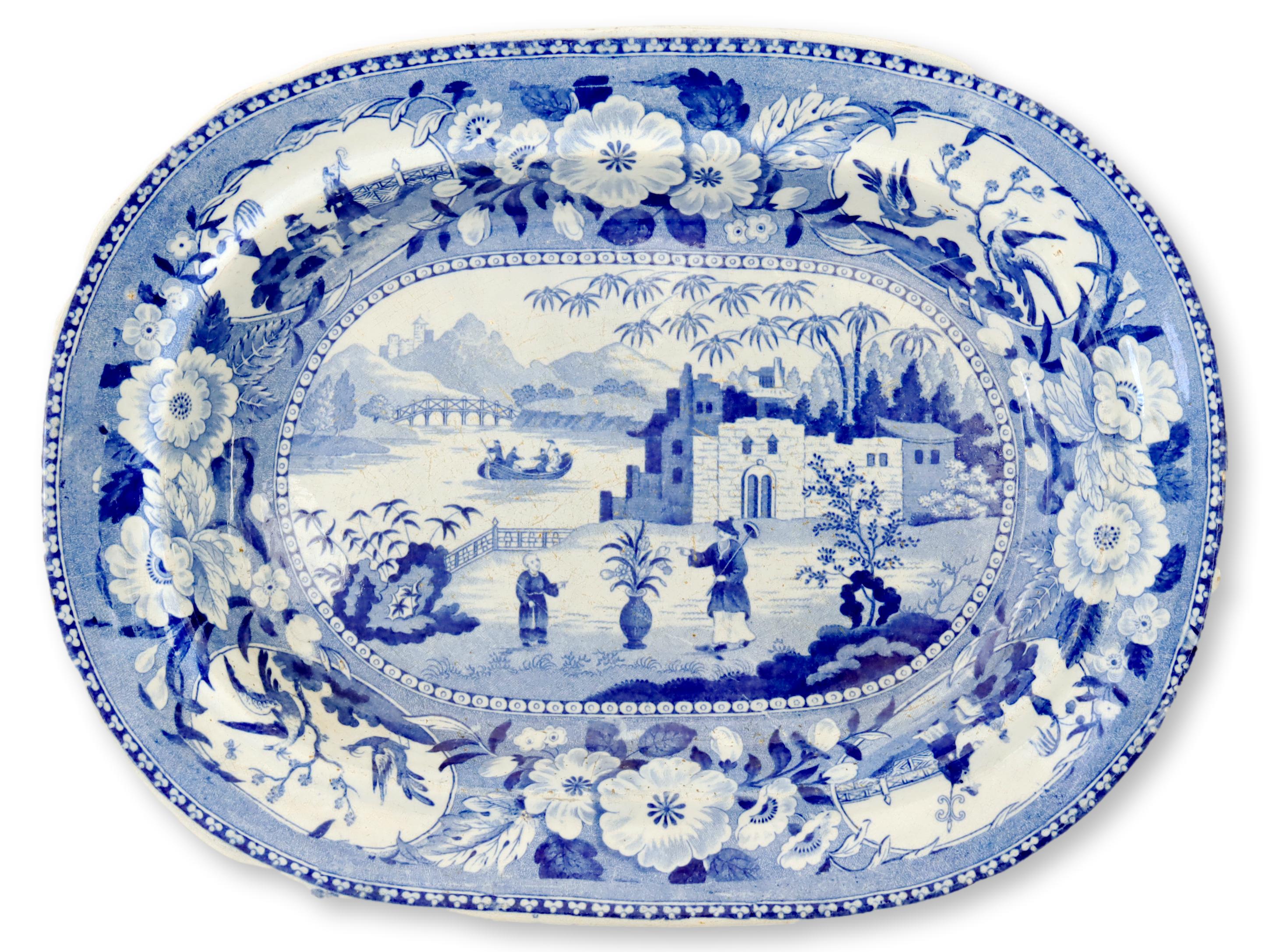 Early 19th Century Transferware Platter~P77667353