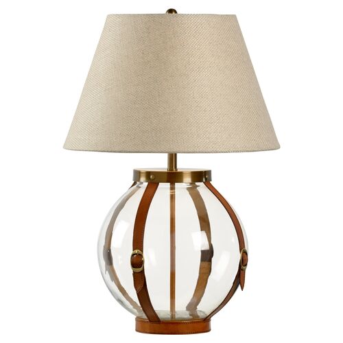 Sierra Table Lamp, Clear/Chestnut~P77390602