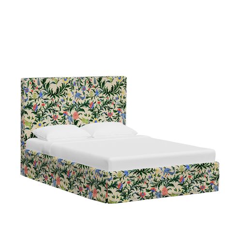 Shona Slipcover Bed, Trayi Multi