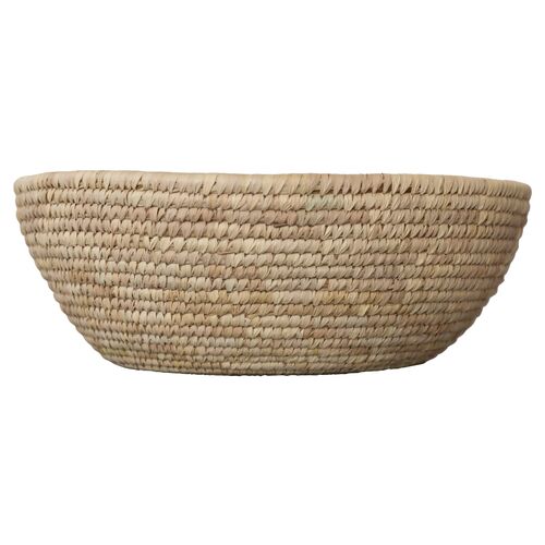 Oval Jute Baskets in Charcoal