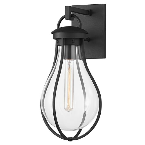 Bowie Wall Sconce, Textured Black Bowie Wall Sconce, Textured Black