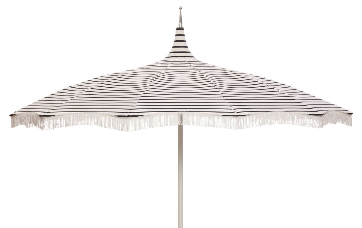 animal print patio umbrella Black & Ivory Cow Print Patio Umbrella