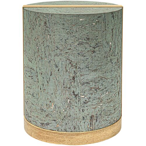 Selwyn 16" Cork Veneer Round End Table