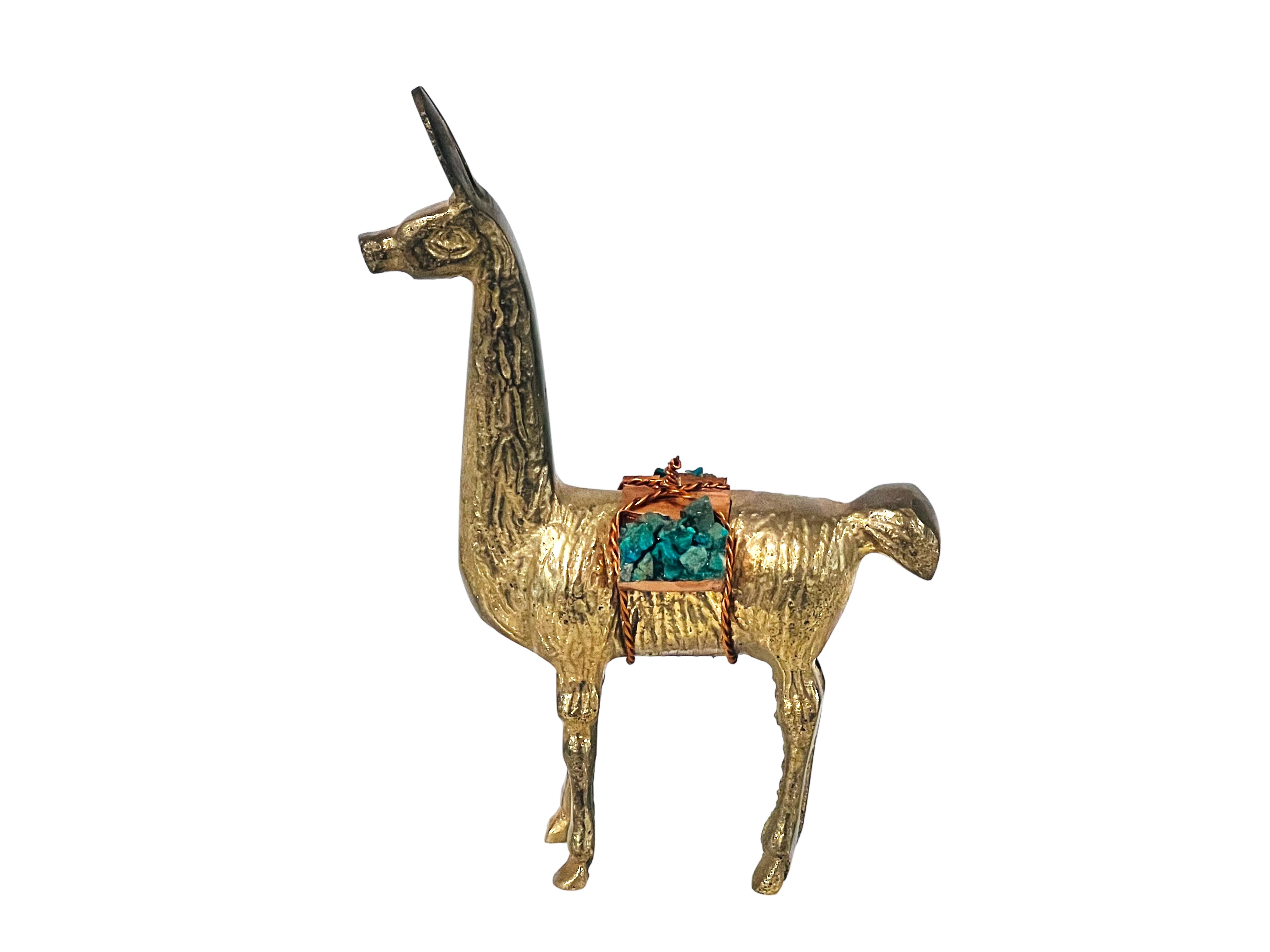 Solid Brass & Copper Llama