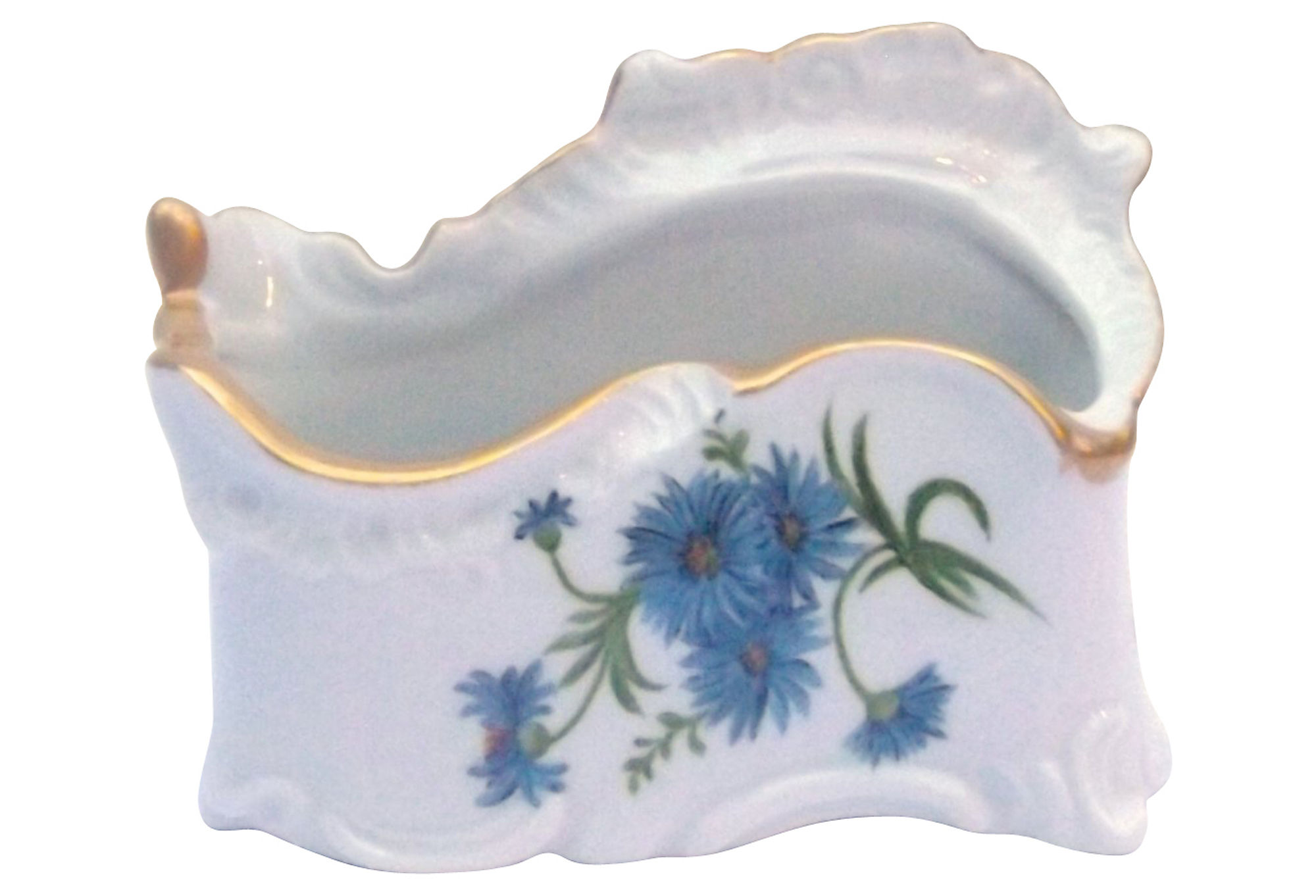 Signed Porcelain Cornflower Vase~P77229954