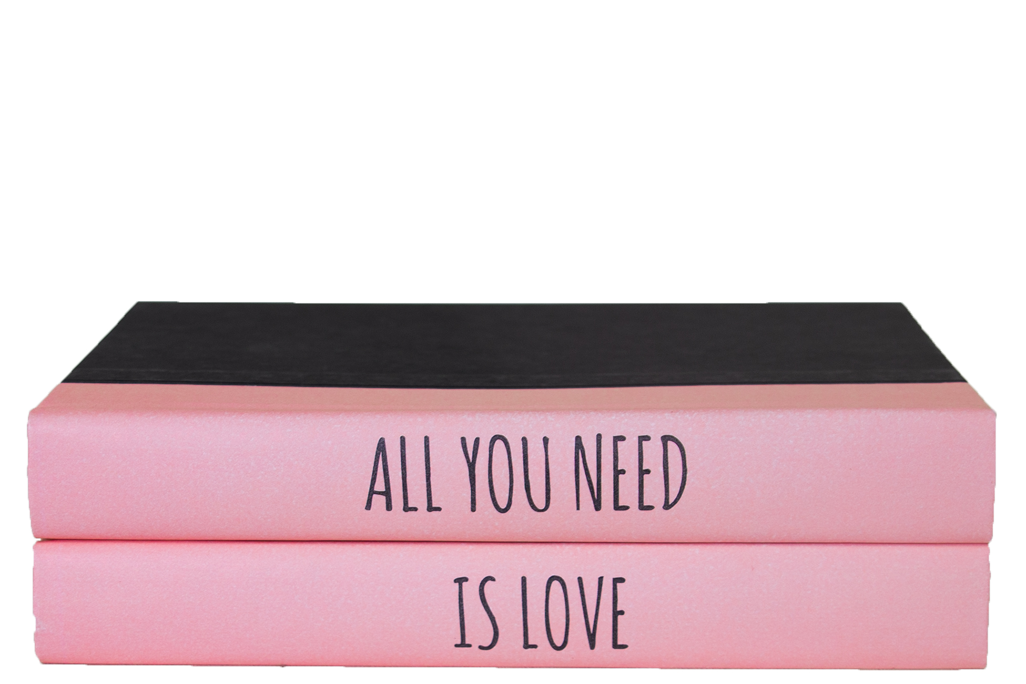 "Love" Decorative Quote Book Stack
