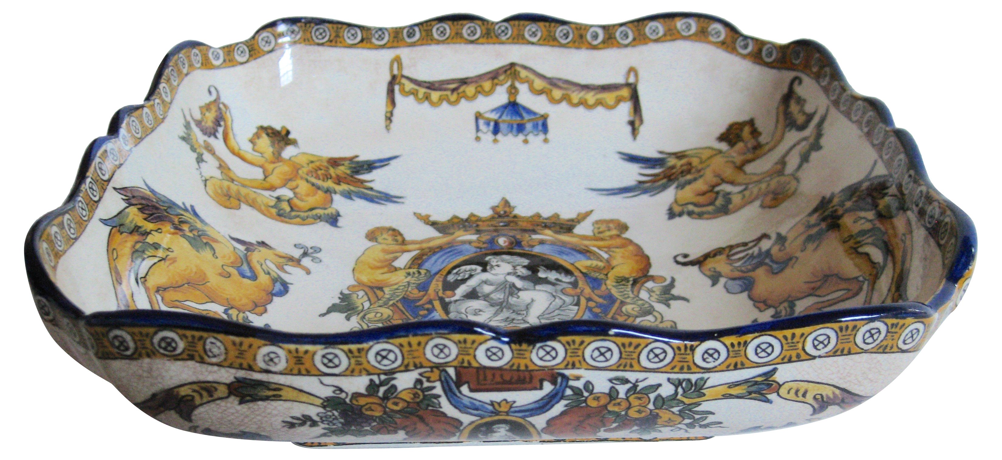 19th-C. French Faience Serving Bowl~P77129364