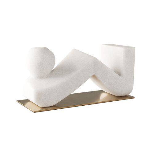 Zane Sculpture, White
