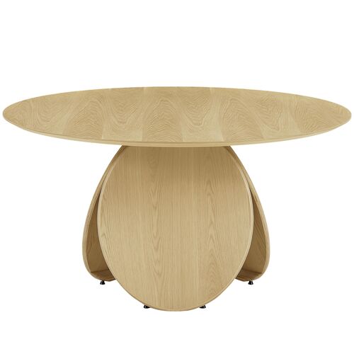 Silas Oak Round Dining Table